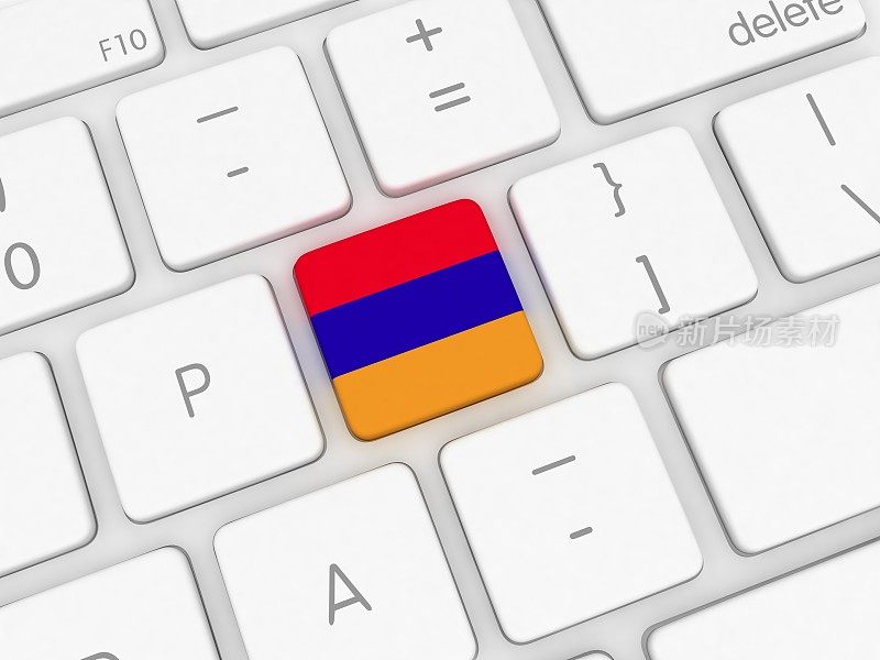 亚美尼亚国旗键盘