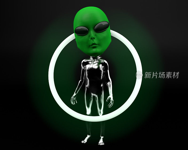 绿色外星人的象征