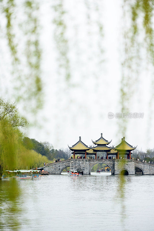 扬州瘦西湖风景区的泉水