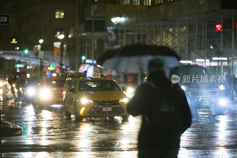 下雨的街道