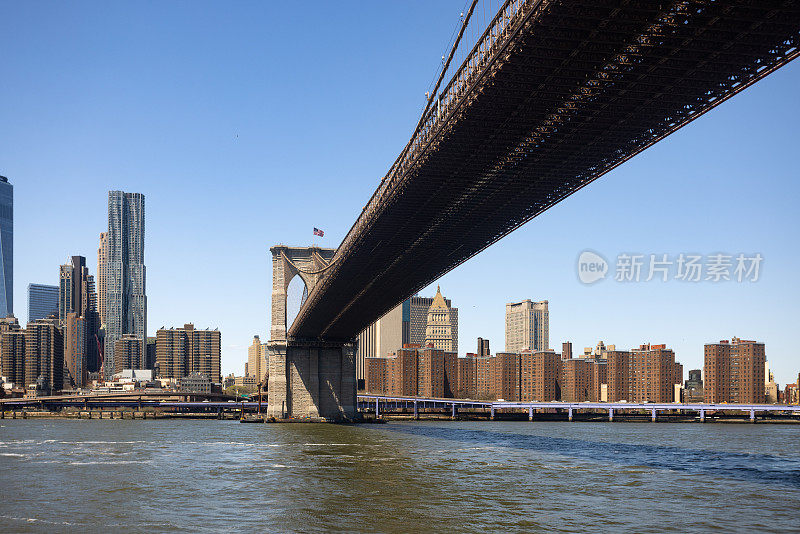 横跨东河的布鲁克林大桥