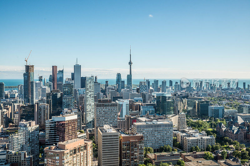 多伦多市中心的风景