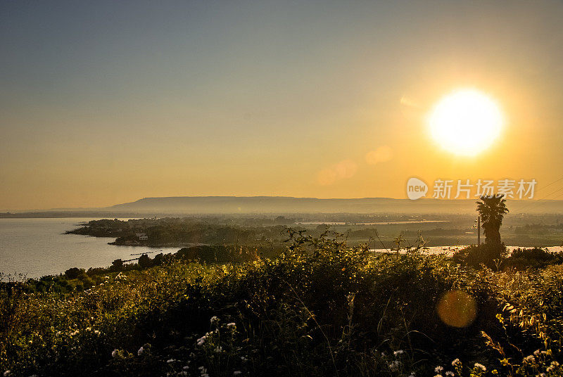 西西里岛的海岸