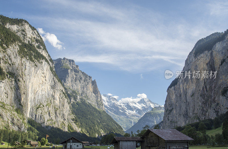 lauterbrunnen山谷,瑞士