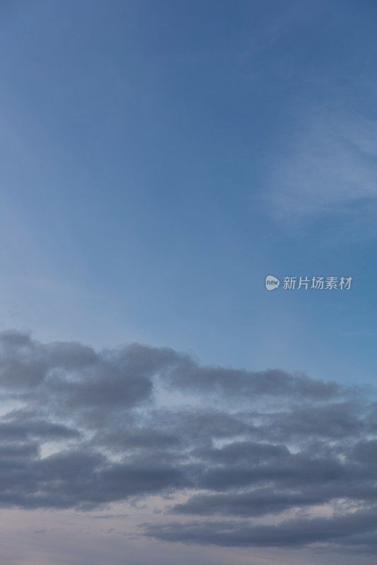 黄昏破晓天空的背景