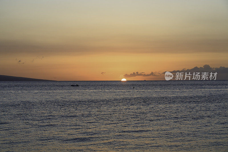 毛伊岛日落