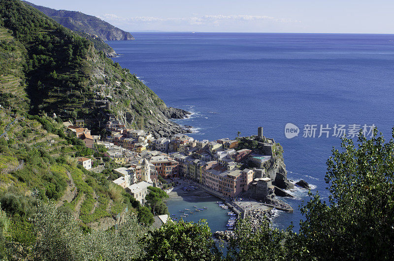 Vernazza，五个地球，意大利