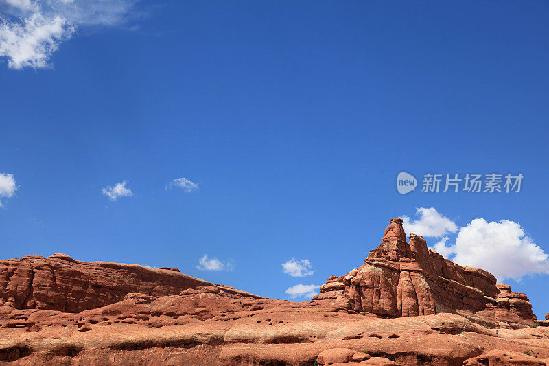 红色岩层