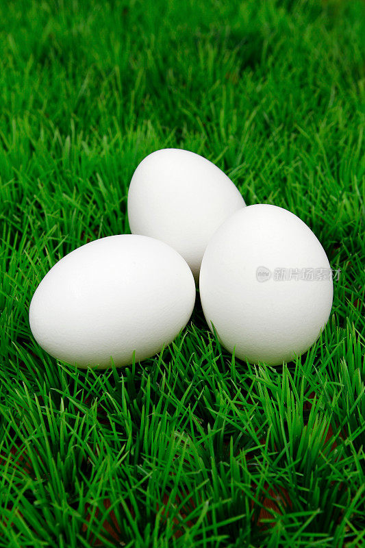 草上的三个蛋