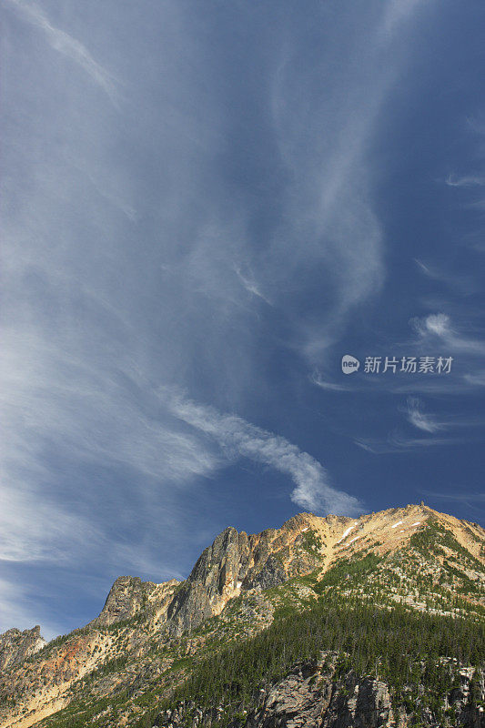 山地荒野景观云景