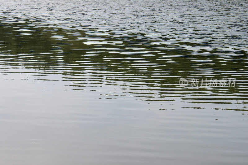 画面水波荡漾，水面倒影，像原油