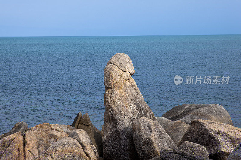 祖父岩，拉迈海滩，苏梅岛，泰国