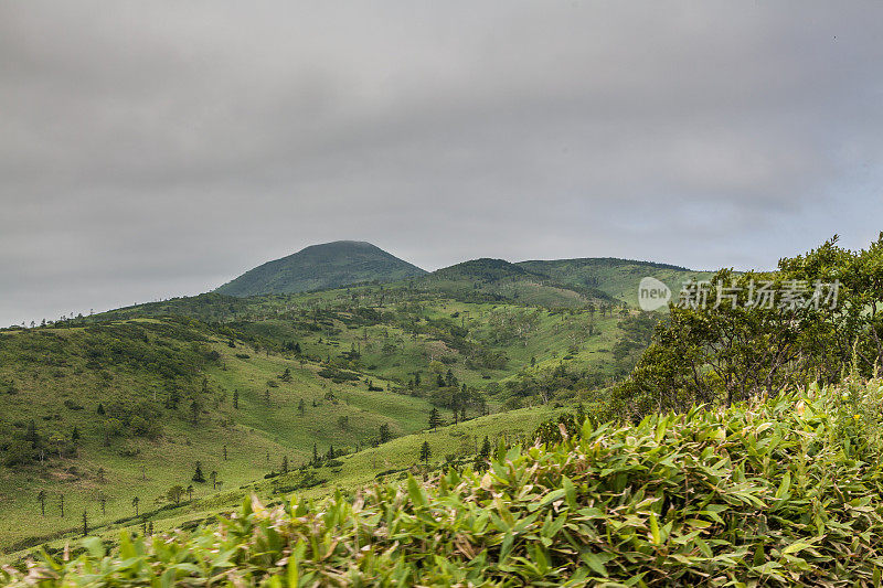 戈洛夫宁火山，国后岛，俄罗斯