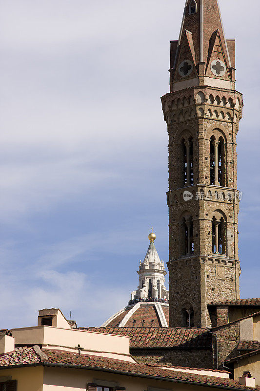 意大利佛罗伦萨的巴迪亚钟楼