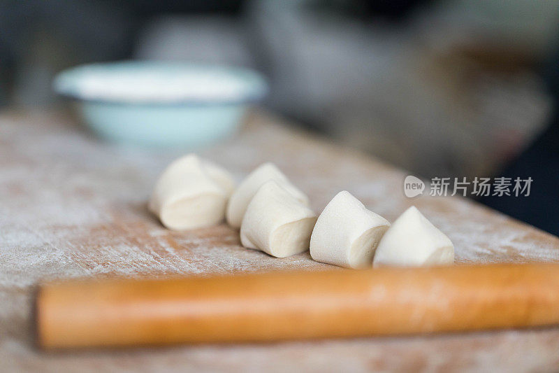 烹饪中国饺子(饺子)