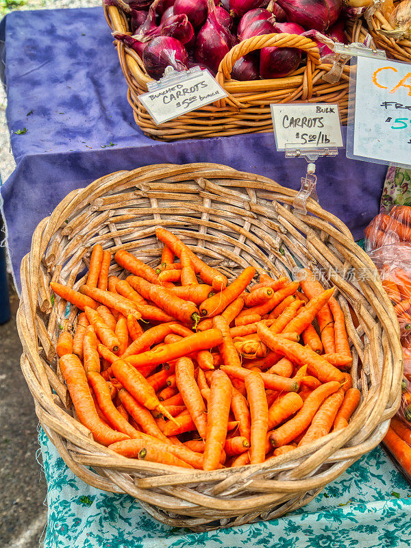 农贸市场胡萝卜