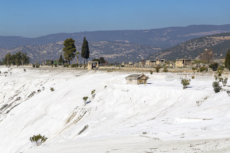 赫拉波利斯古城遗址，北罗马门，Pamukkale，代尼兹利，土耳其