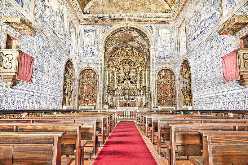 葡萄牙阿连特霍卡斯特罗佛得角的历史教堂