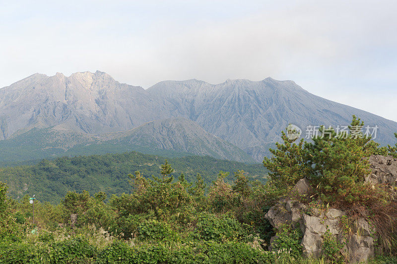 日本九州鹿儿岛的樱岛