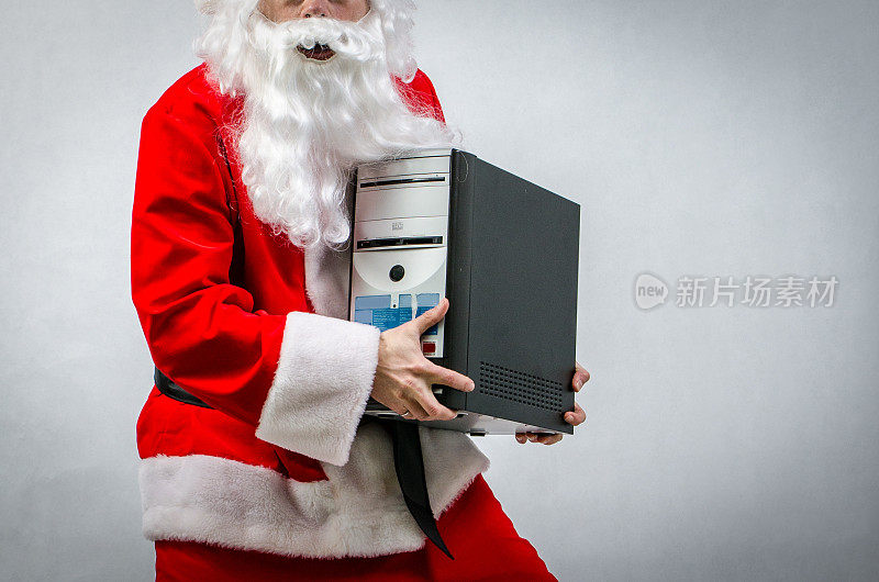 圣诞老人偷电脑被抓