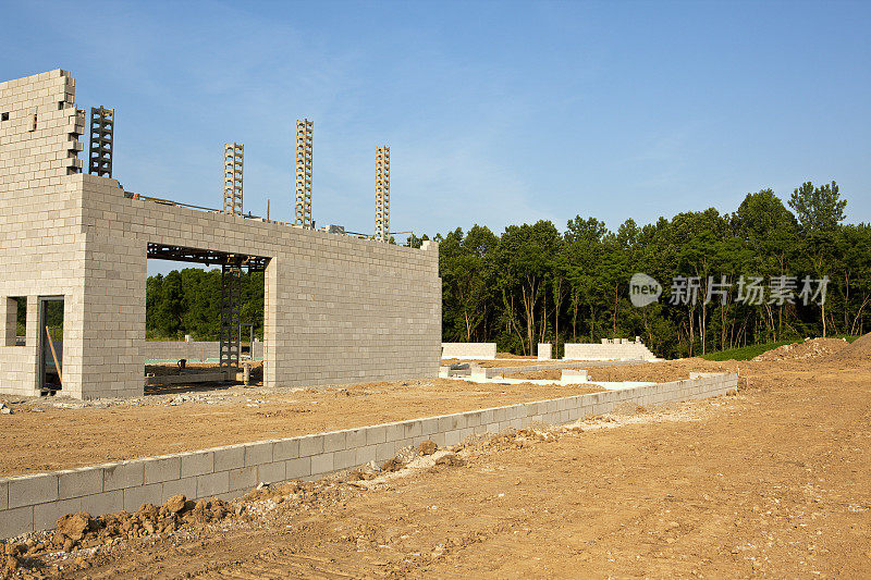 新大厦正在兴建中