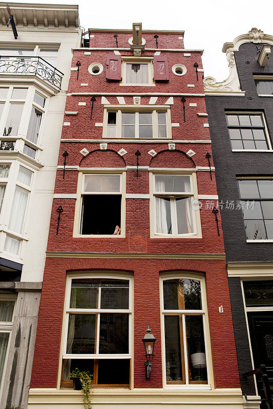 在阿姆斯特丹的联排别墅