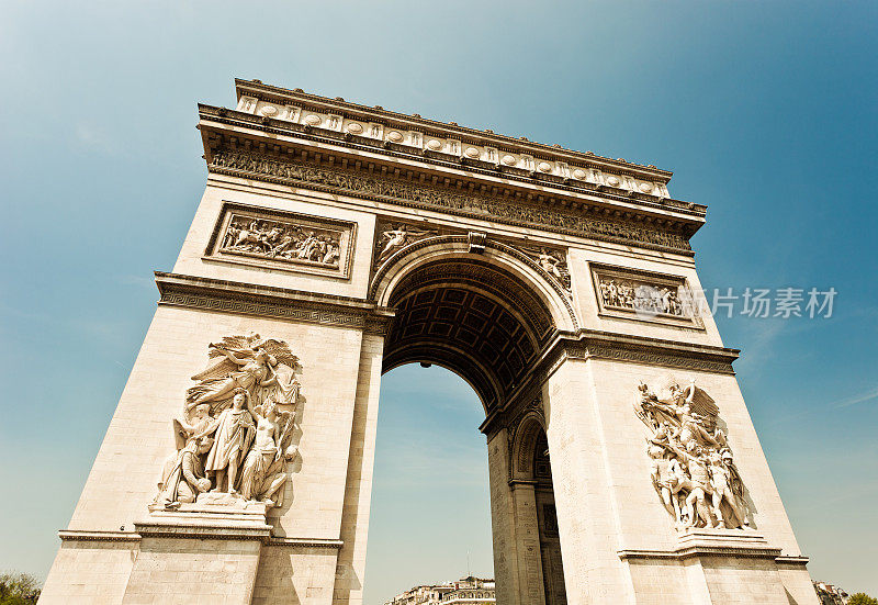 凯旋门在巴黎