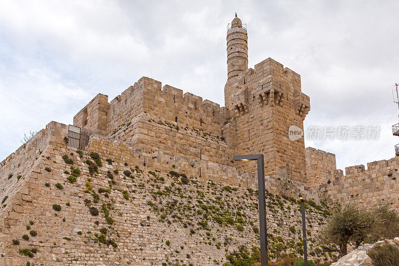 耶路撒冷古城内的古城堡