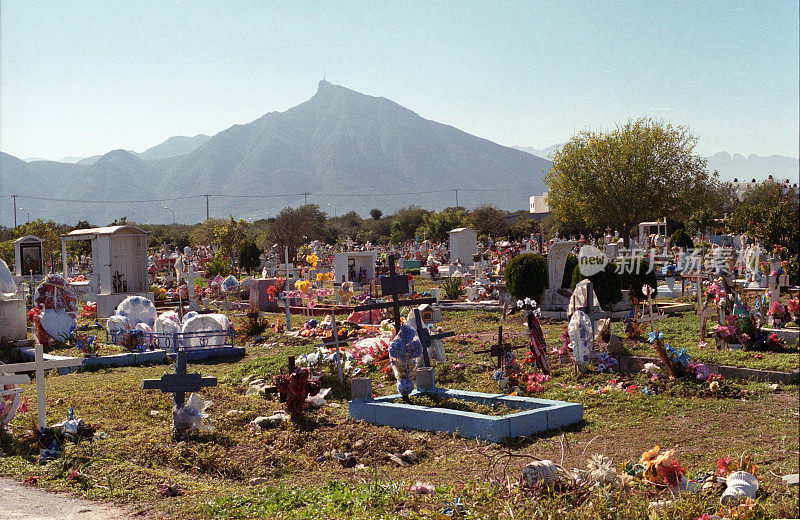 墨西哥蒙特雷的穷人公墓