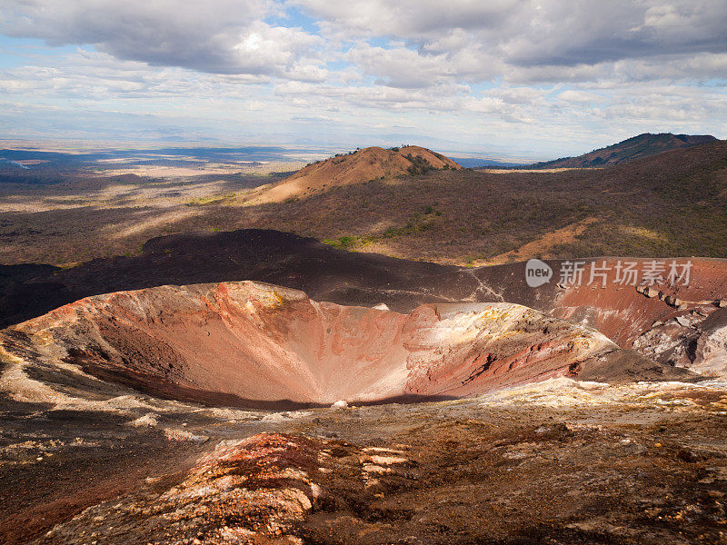 尼加拉瓜的塞罗内格罗火山