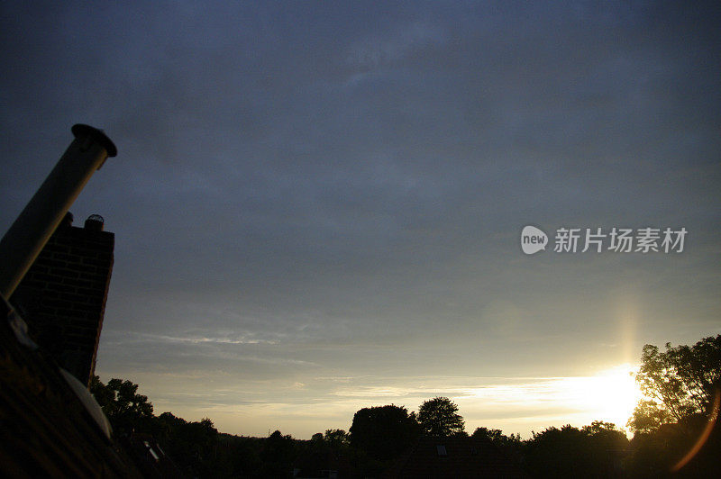 季节的天空看