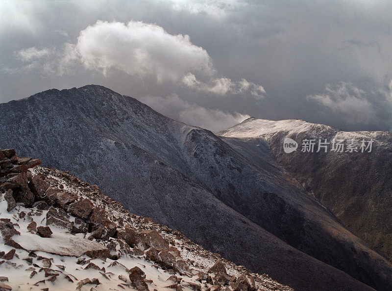 科罗拉多州沙瓦诺山的暴风雪