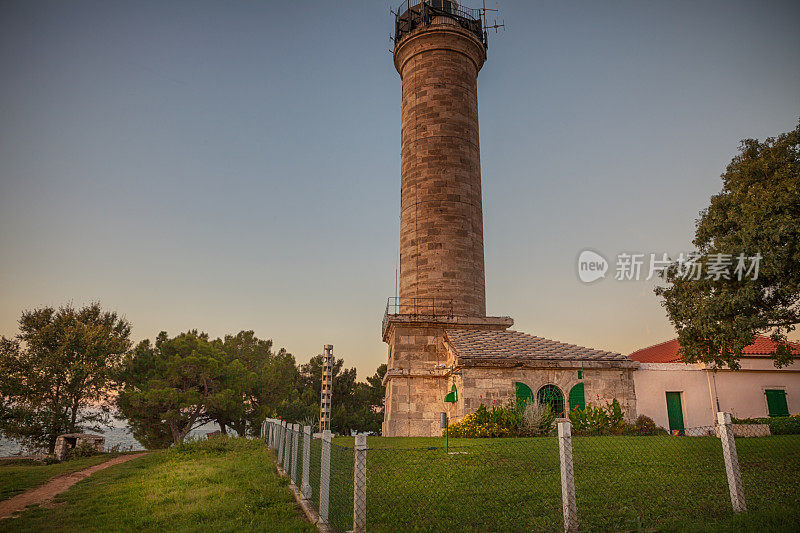 克罗地亚萨乌德里加的灯塔