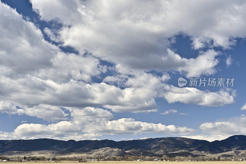 怀俄明州的大平原沙漠