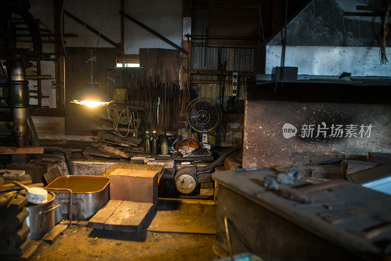 日本的铁匠作坊