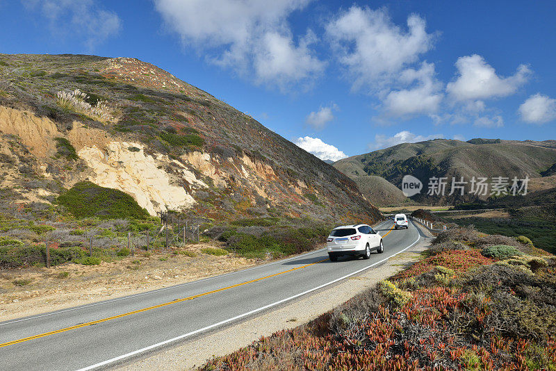 大苏尔海岸风景优美的1号公路