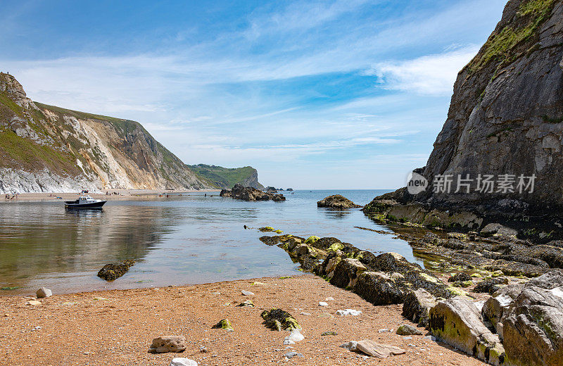 多塞特海岸的洛基曼欧战海滩