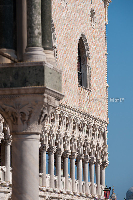 威尼斯的细节,柱子