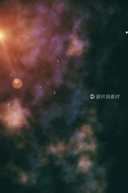 高质量的星系空间背景