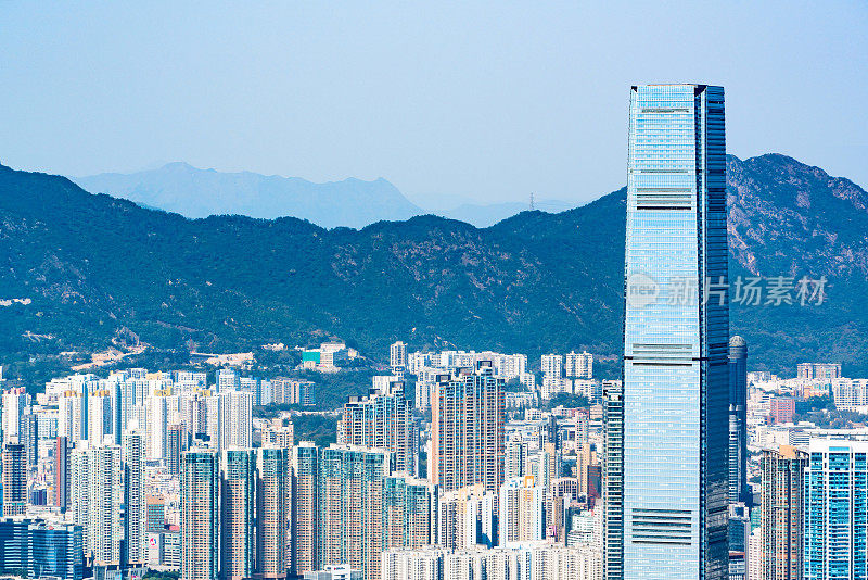 尖沙咀、西九龙及维多利亚港全景