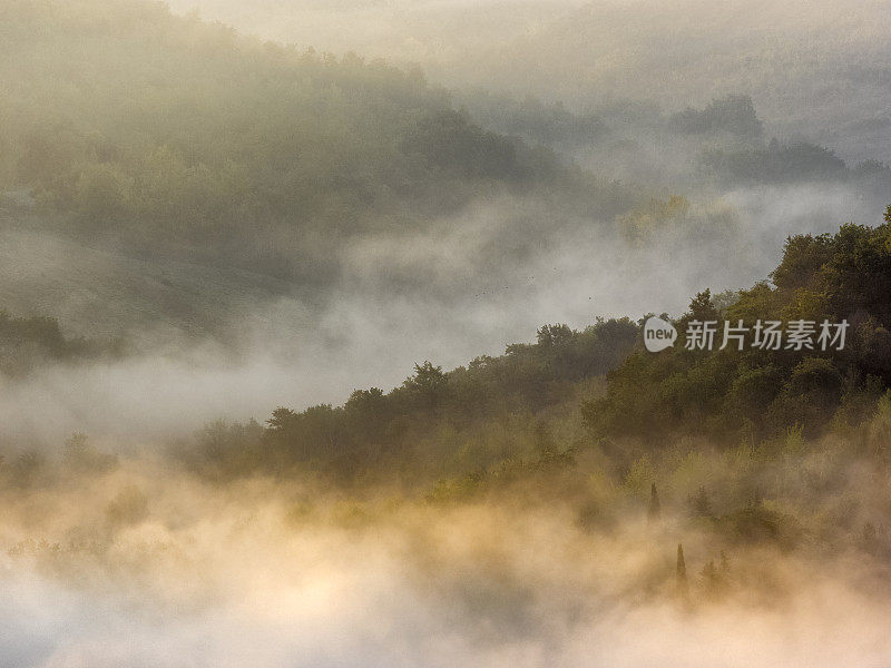 意大利托斯卡纳和翁布里亚地区