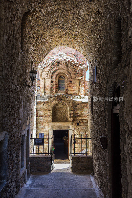 希腊希俄斯的Pyrgi村的圣使徒教堂