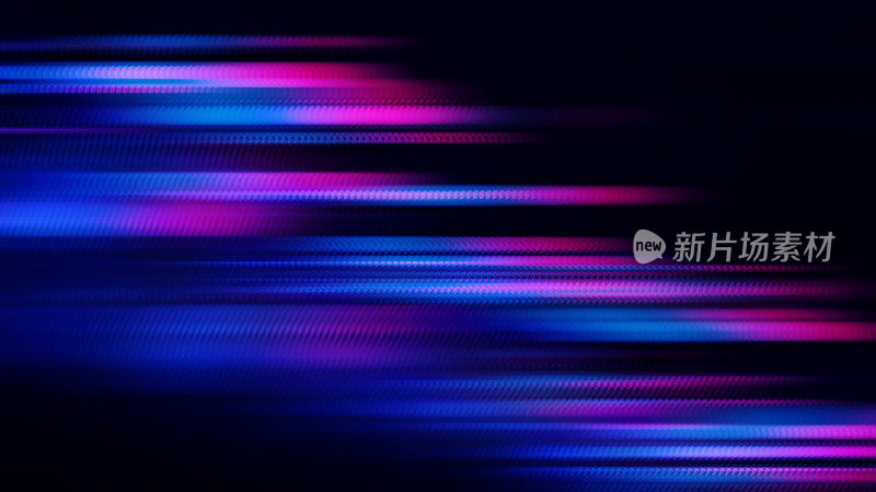 Led光速抽象背景技术运动霓虹灯条纹彩色图案模糊棱镜蓝色紫色粉色线条明亮的未来主义荧光纹理黑色背景扭曲微距摄影
