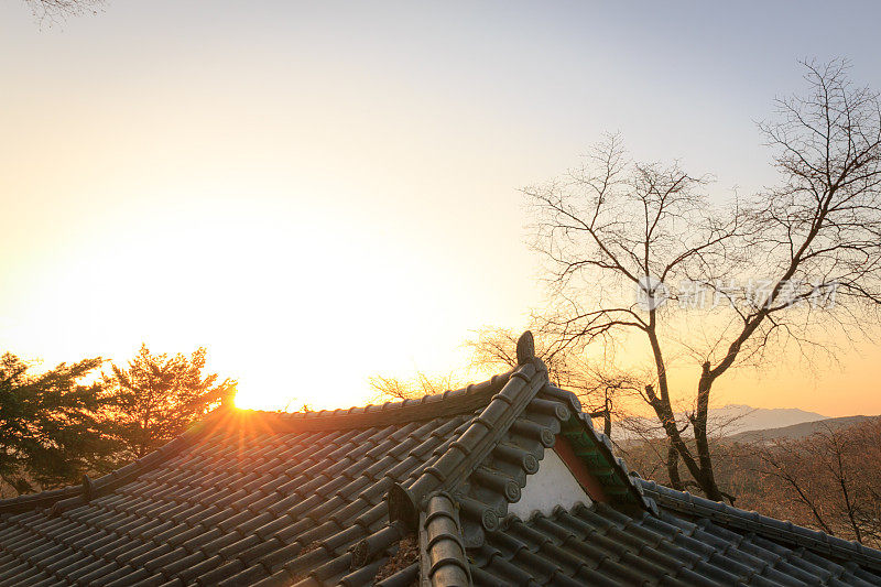 韩国寺庙亚洲老建筑