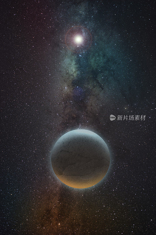 太空中的行星