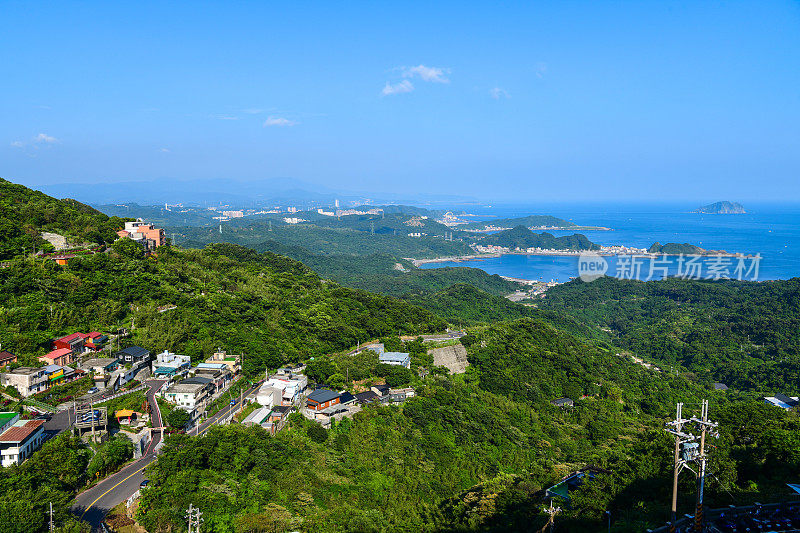 台湾，九分老街，视点