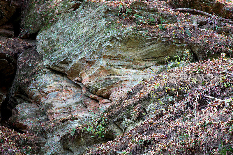 威斯康星州无漂移地区的岩层
