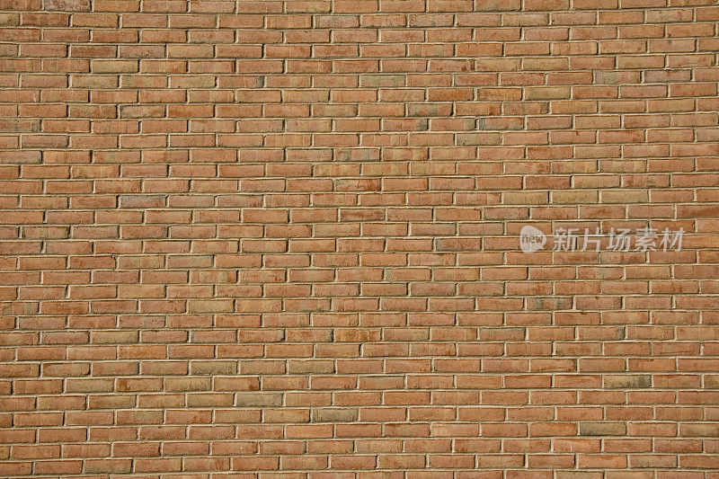 旧橙色砖墙(背景)