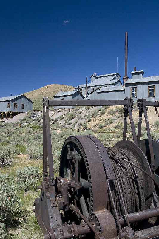 博迪州立公园的采矿机械