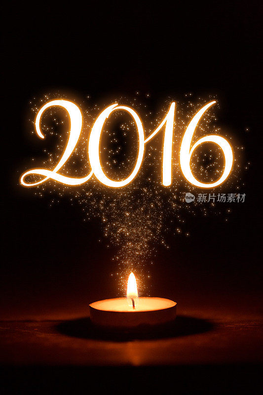 神奇的2016年圣诞蜡烛